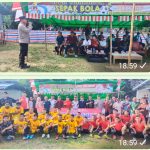 Turnamen Olahraga Sepakbola Meriahkan HUT RI ke-77 Di Kec Lumar