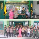 Kapolres Bengkayang Kunjungi Markas Kompi B Ranting – 4 Yon Zipur 6 Lumar Dan Berikan Ucapan Selamat HUT TNI Ke – 77
