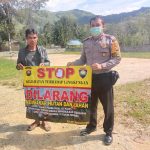 <em>Sampaikan Himbauan Karhutla,Guna Wujudkan Kecamatan Bebas Kebakaran Hutan dan Lahan</em>