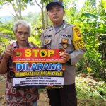 Cegah Kebakaran Hutan Dan Lahan di Wilayah Desa Binaan, Bhabinkamtibmas Tak Pernah Henti Sosialisasi  Karhutla
